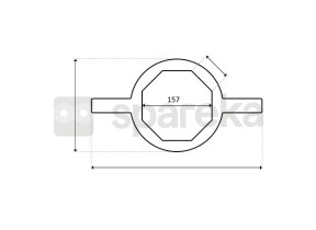 Clé de couvercle pompe silver (espa) 11000465
