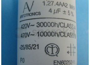 Condensateur 4uf 2029c 507615