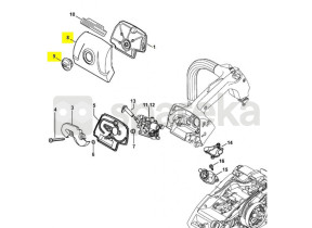 Couvercle carter carburateur 1146-140-1900