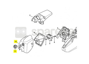 Couvercle filtre a air 1133-140-1900