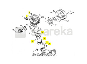 Cylindre av piston d 47 mm 1135-020-1211