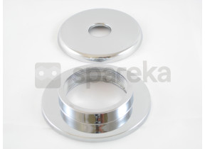Ecrou + bague chromee + bague de serrage pour mitigeur AURL231