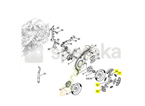 Embrayage ms 193 1137-160-2001