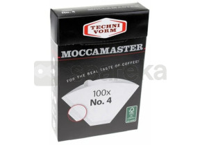 Filtre à café en papier n° 4 - pack/100 85022