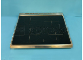 Glass-ceramic plateau avec cadre 232260