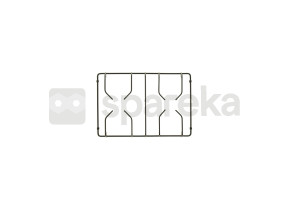 Grille droite 2 feux + patins AS0038084
