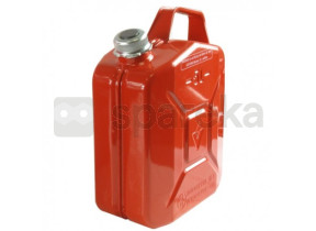 Jerrican métallique 5 litres. peinture extérieure à la poudre de couleur rouge. traitement intérieur antirouille et résistant à tout carburant. fermeture à vis avec bouchon incorporant un aimant 8307001