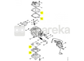Jeu de joints carburateur 1144-007-1700