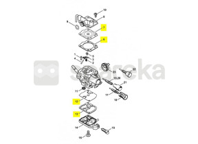 Jeu de joints carburateur 1146-007-1000