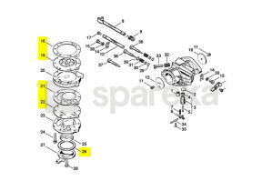 Jeu de pieces carburateur 1106-007-1061