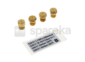 Kit injecteurs g30 29 mbar C00325651