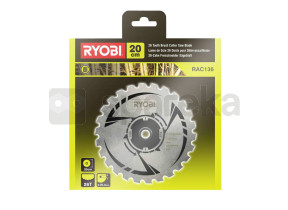 Lame scie 26 dents diam 20cm RAC136