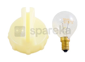 Lampe de four 40w-e14 + outil de démontage 00613655