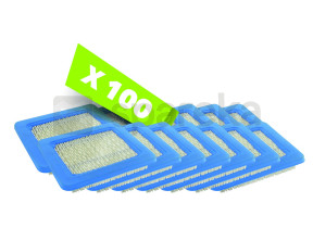 Lot de 100 filtres à air adaptables 4100236X100