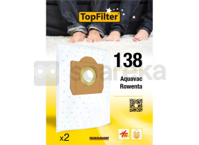 Lot de 2 sacs industriel topfilter premium ref 64138