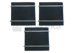 Lot de 3 filtres à charbon (240x220mm) 74X0998