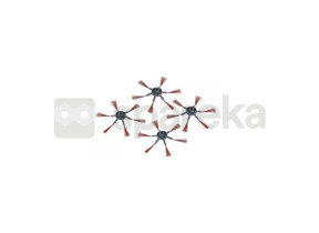 Lot de 4 brosses rondes 6232048