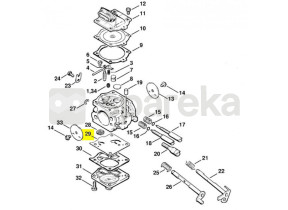 Membrane de pompe 1115-121-4800