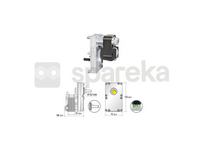 Motoréducteur mellor 3 rpm con encoder FB1249 