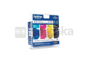 Multipack cartouche couleur + noir brother LC1100VALBPDR