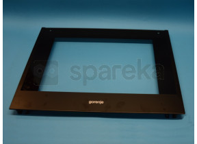Oven porte glass 6-8 9005/mat fs 655342
