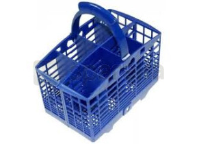 Panier à couverts bleu satin avec accessoires amovibles C00114049