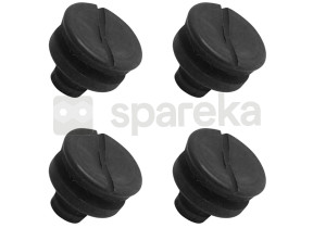 Pieds compact noir (x4) 101939S