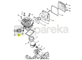 Pipe remplace 1144-140-2501 1144-141-2202