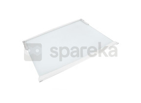 Plaque en verre + enjoliveur ar & av ( 53 x 34cm) 613187