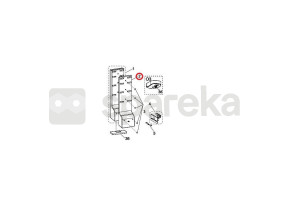 Plaque verticale ar .circulation air (multiflow) h=915 C00292649