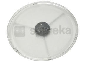 Plateau tournant en verre ø 300mm + entraineur + support 74X7599