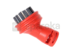 Po brosse ronde plastique, rouge handy M0006453