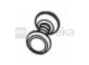 Poignee ronde pour cabine graphite x1 AURL757