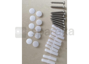 Quad vis st4x30, renflement plastique et joints x10 032QUADST1W
