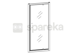 Quand porte pivot silver 90 032QUAD208S2PD
