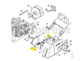 Ressort tract+couvercle 1127-160-5550
