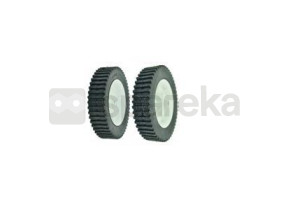 Roue universelle crantée - plastique - standard - diam. ext : 203mm 7100315