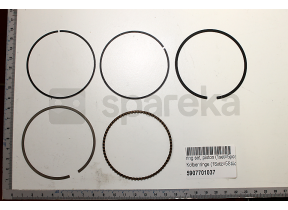 Segments de piston (1 jeu = 5 pièces) partie 19 5907701037