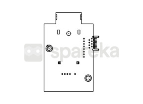 Selecteur rotatif 0 + 10 pour seche-linge Electrolux 14002497401