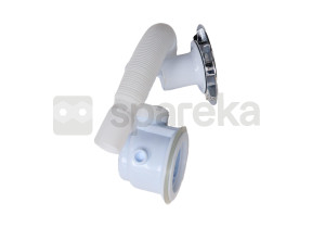 Squ-nerea-80 cabine de douche drainage avec tuyau 085NEREAPDR
