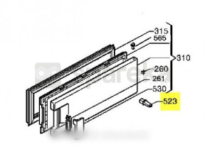 Support portillon 46X2398
