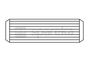 Tourillon bois 8x25 mm 208HARDAE