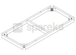 Volet 8frame jambes / ceinture piétement 208A19129O8