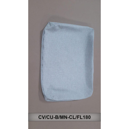1 housse de coussin de dossier calisto cv/cu-b/mn-cl/f pour racine