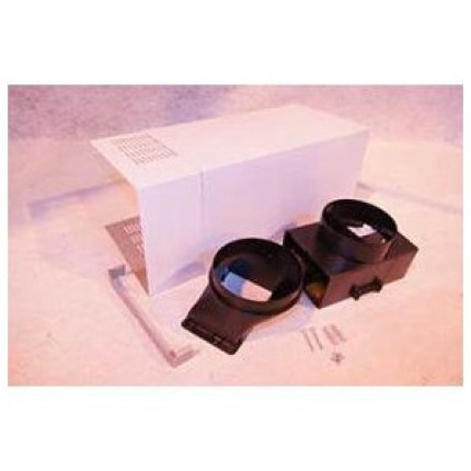 Amc054 amc054ix kit cheminees (x2) + déflecteur + raccord