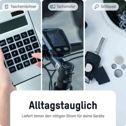 Blister de 1 pile bouton d'alcaline 