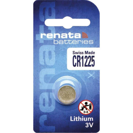 Blister de 1 pile bouton lithium cr1225 3v 48mah