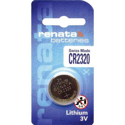 Blister de 1 pile bouton lithium cr2320 3v 150mah