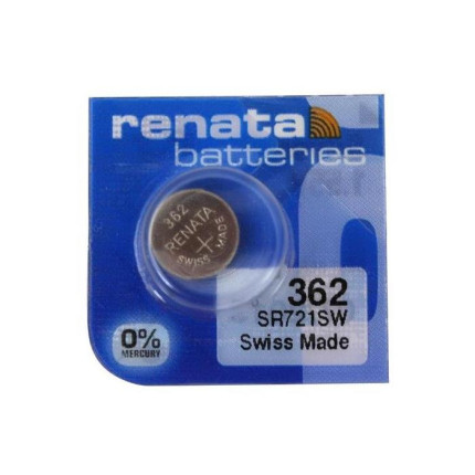 Blister de 1 pile bouton oxyde argent x362 sr721sw