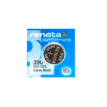 Blister de 1 pile bouton oxyde argent x390 sr1130sw